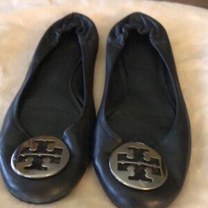 Authentic Tory Burch ballet flats-has minor scuff marks on toe & heel as photos